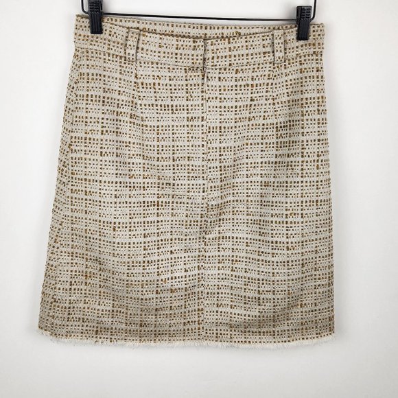 Leticia Gonzaga Brazil Tweed Mini Skirt sz BR 40 / US M - Picture 2 of 7